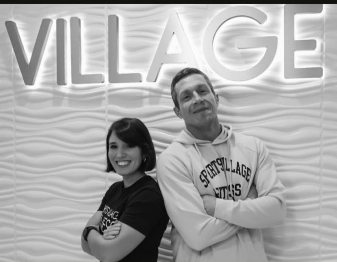 Andy and Holly at the Sports Village Fitness facility