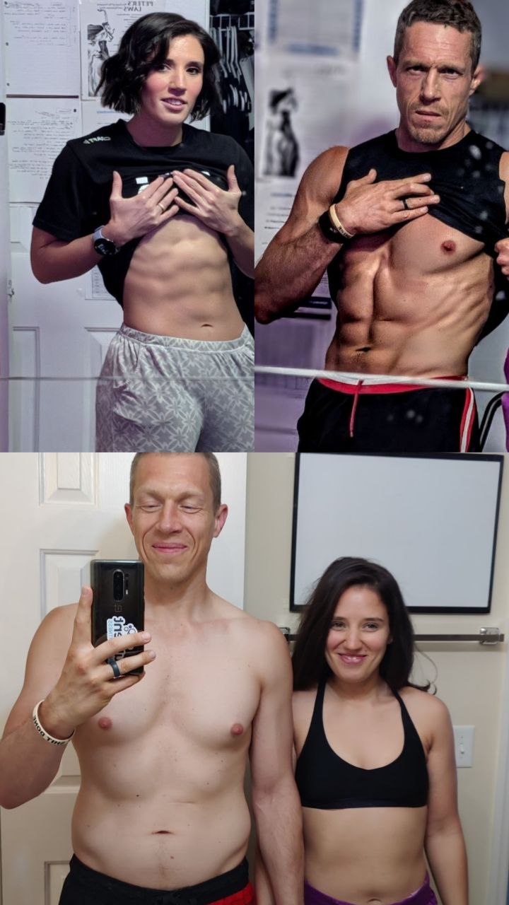 Andy and Holly, their own physique progress