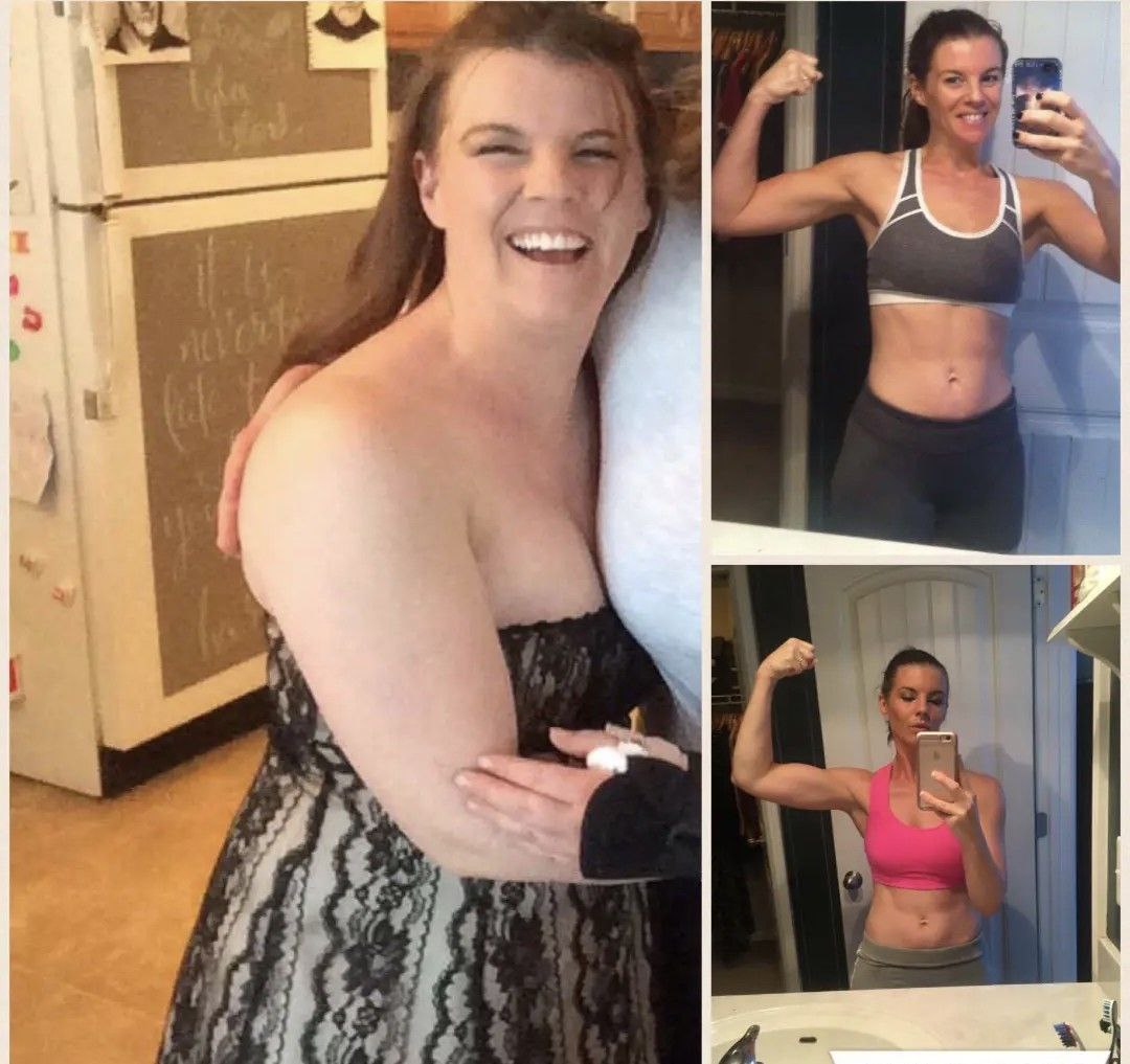 Sloane, before and after